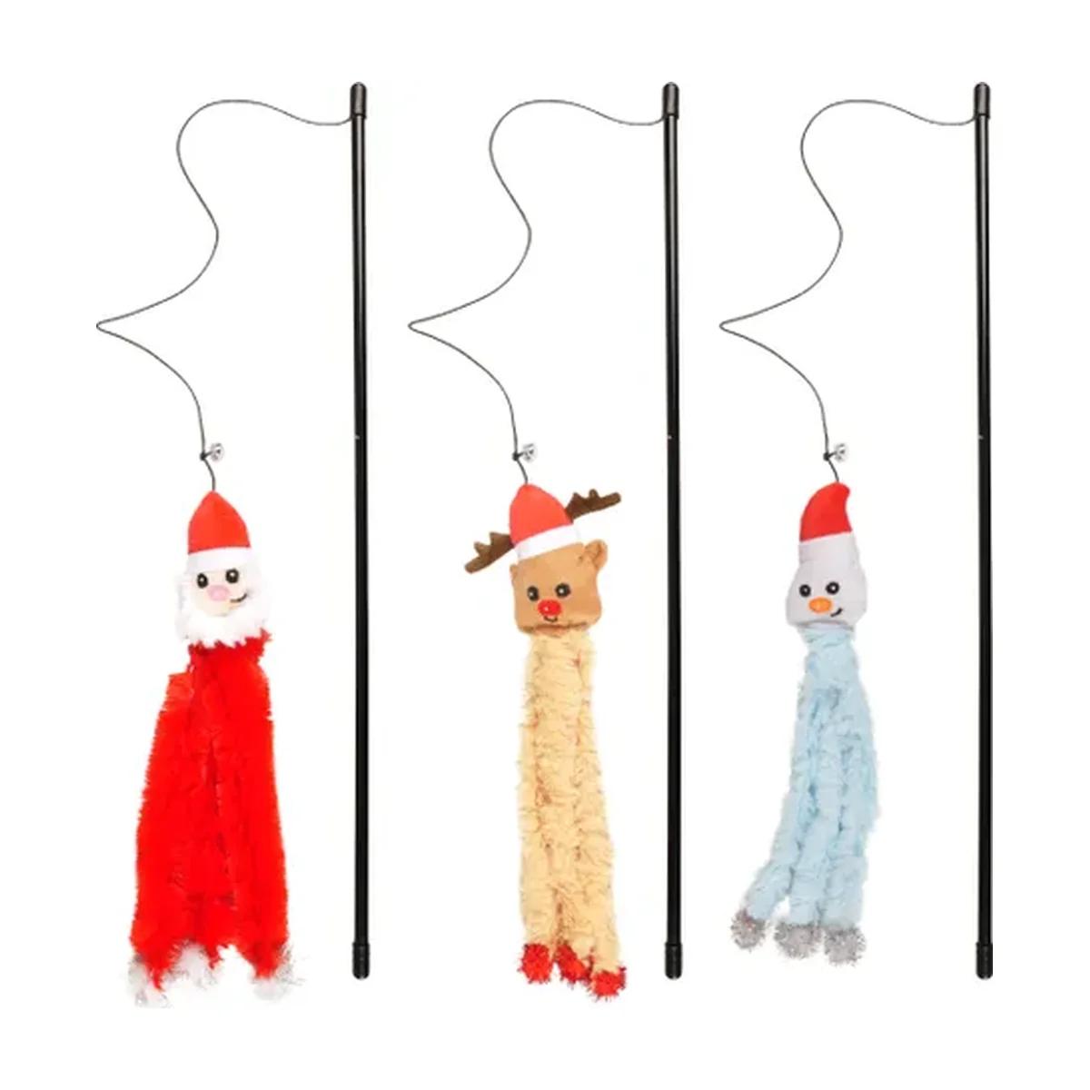 Flamingo Babbo Canne à pêche de Noël pour chat, versions assorties, Flamingo à Casablanca