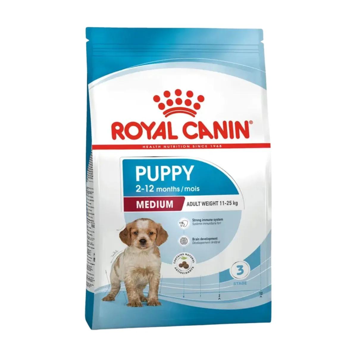 Royal Canin Medium Puppy Croquettes pour Chiot de Taille Moyenne 4 kg