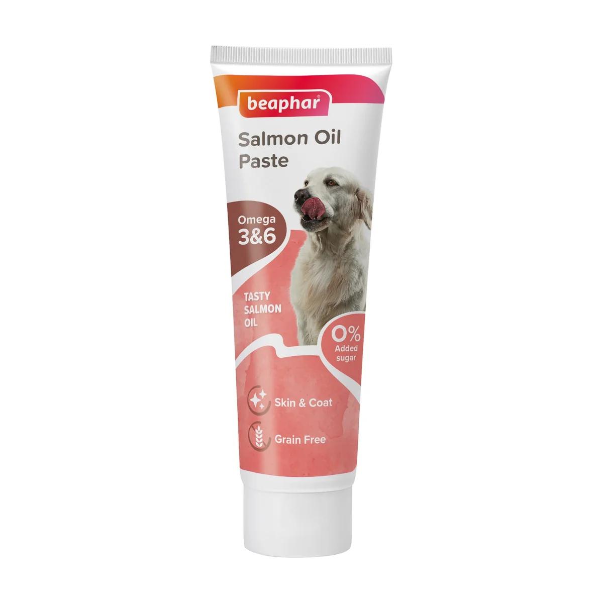 Beaphar Pâte à l'huile de saumon pour chien 100 g