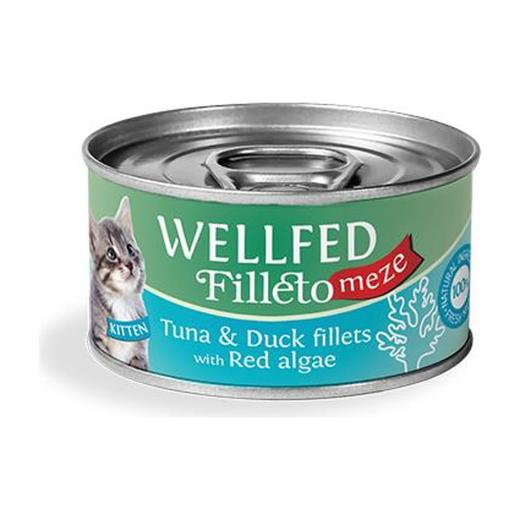 Wellfed Kitten & Young pâtée pour chaton au thon et au canard 70 g, Wellfed à Casablanca