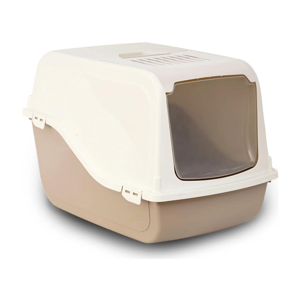 Bergamo Toilette pour chat Ariel avec porte et filtre à charbon actif