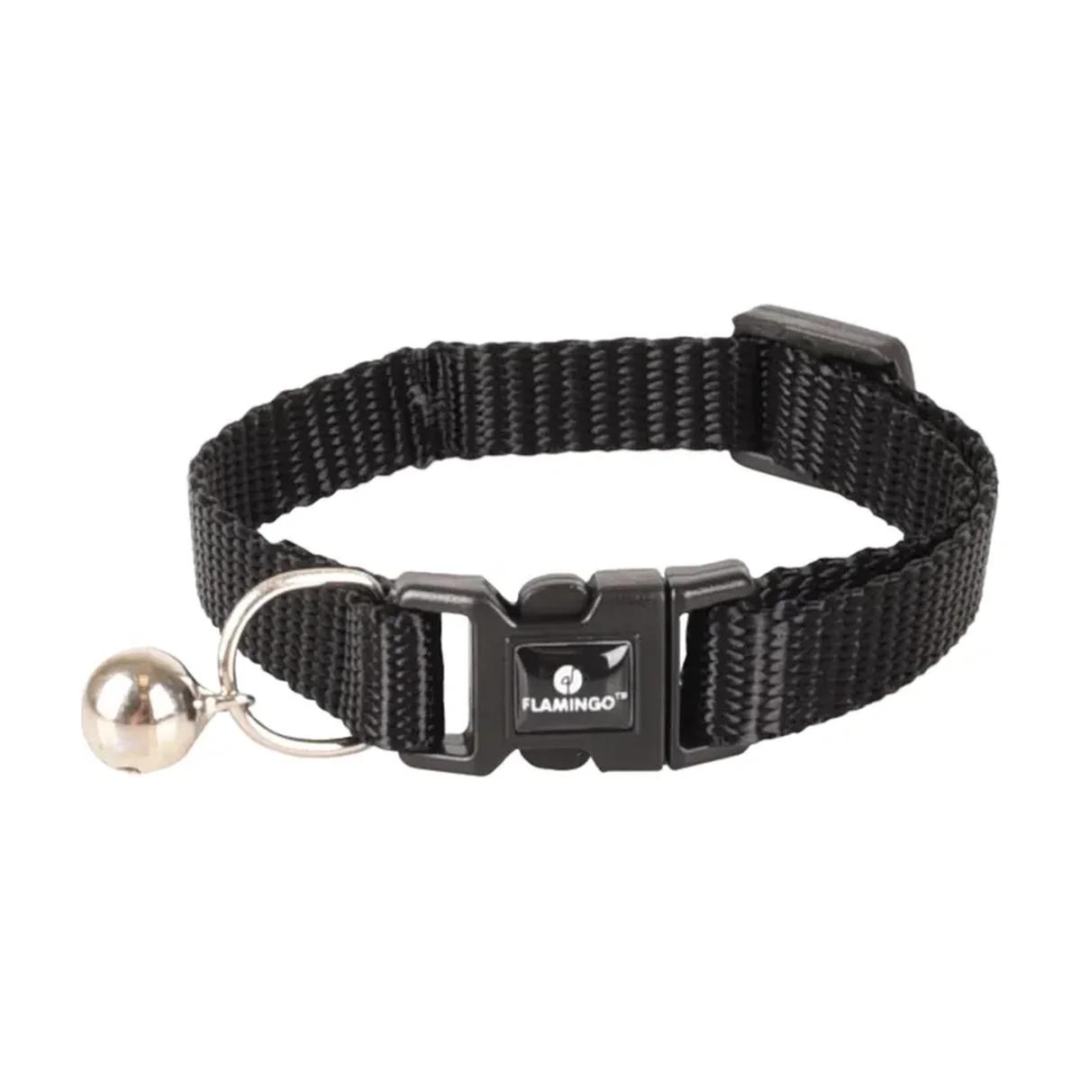 Flamingo Collier ajustable Ziggi noir pour chaton, Flamingo à Casablanca