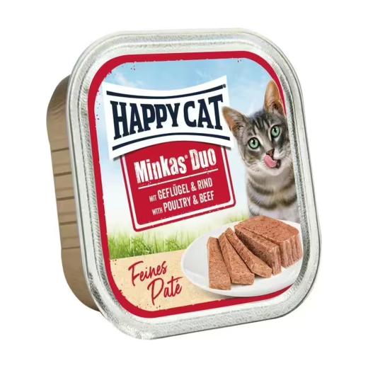 Happy Cat Minkas Duo pâtée pour chat volaille et bœuf 100 g, Happy Cat à Casablanca