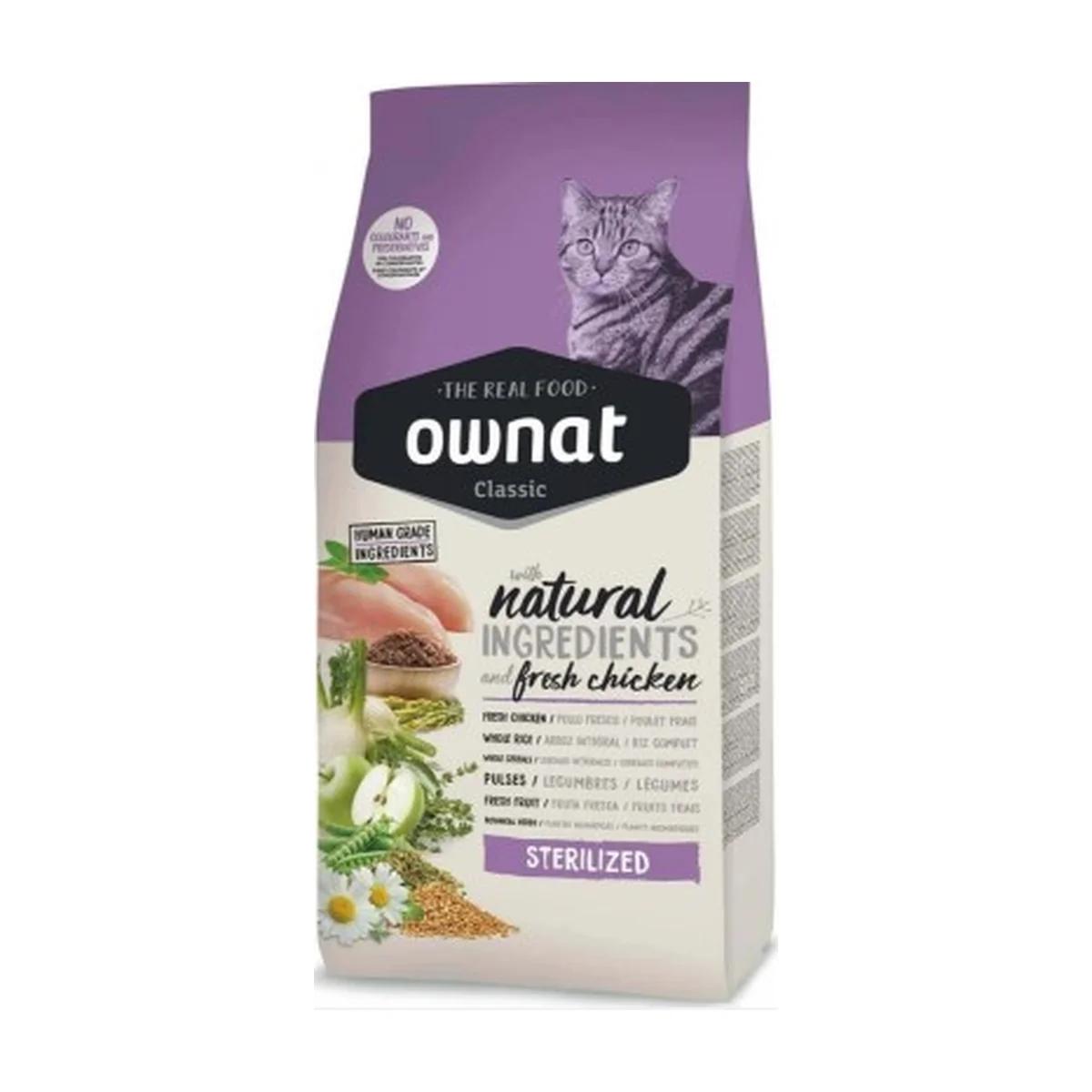 Ownat classic sterilized pour chat adulte stérilisé – 4 kg