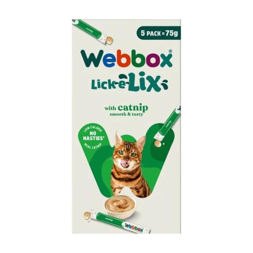 Webbox Lick-e-Lix with Catnip Smooth & tasty for Cats 5x75 g, Webbox à Casablanca
