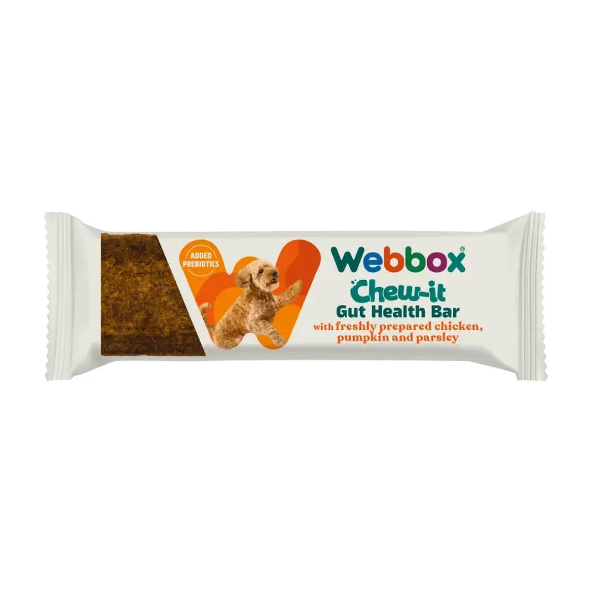 Webbox Chew-It Gut Health Bar Barre à mâcher au poulet pour chien 30 g, Webbox à Casablanca