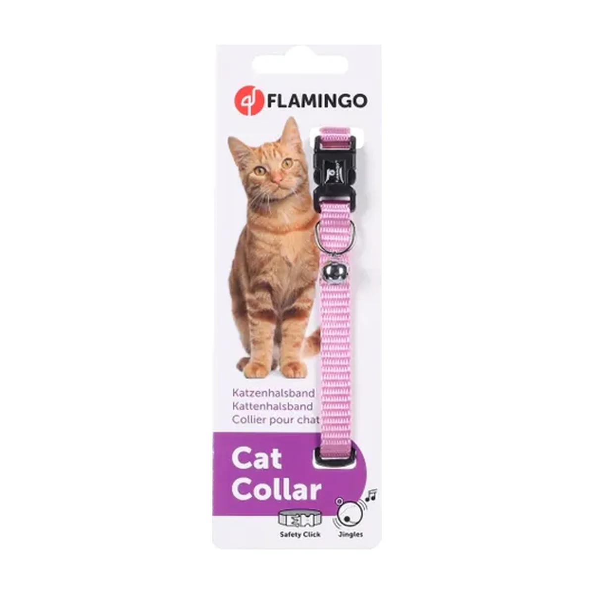 Ziggi Collier rose pour chat 20-35 cm