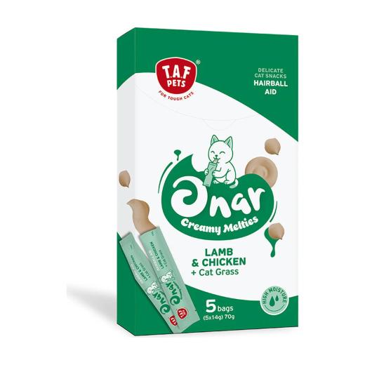 Onar Creamy Snacks Hairball Aid friandises crémeuses pour chat 5 x 14 g, Onar à Casablanca