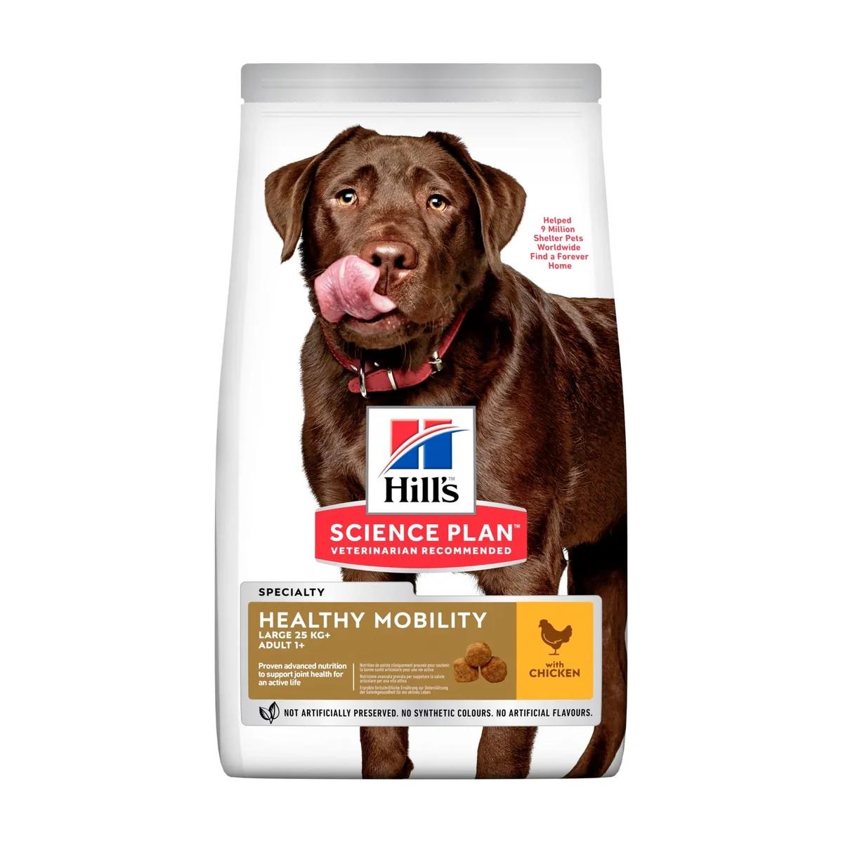 Hill's Science Plan Healthy Mobility Croquettes pour chien adulte grande race au poulet 14 kg