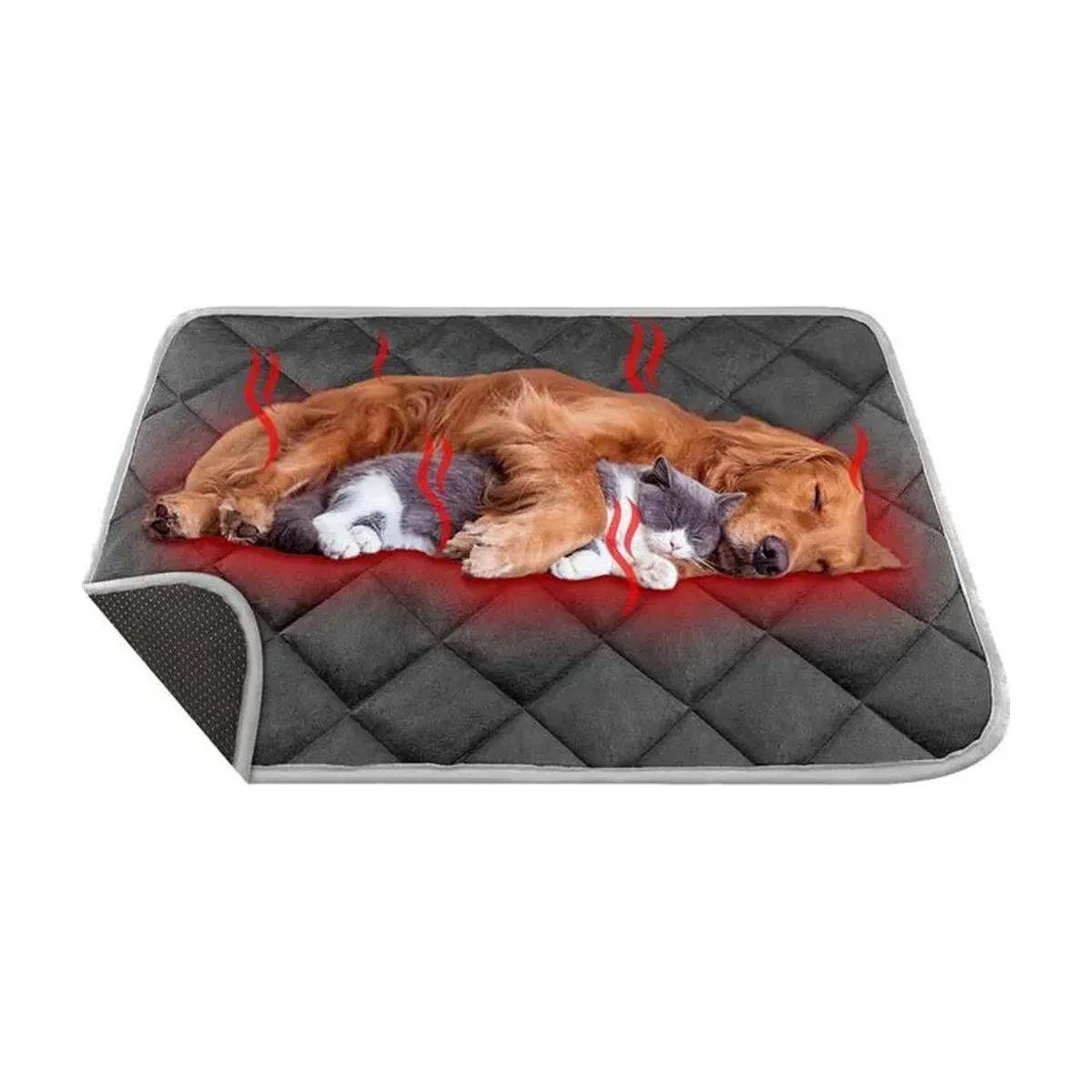Tapis Auto Chauffant pour Chats et Chiens XL (120\70)CM
