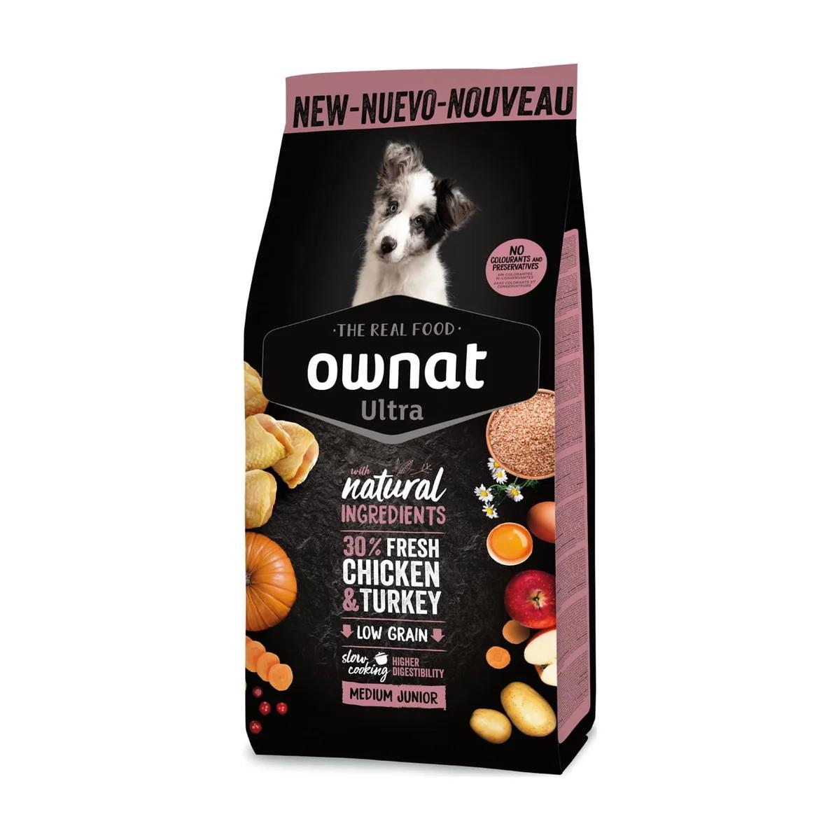 Ownat Ultra medium Junior (Chien) 12 kg