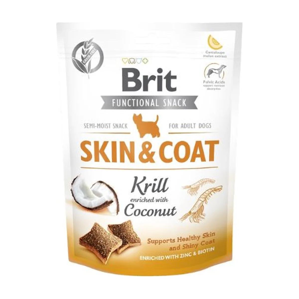 Brit Care Snack Functional pour chien peau et pelage au krill – 150 g