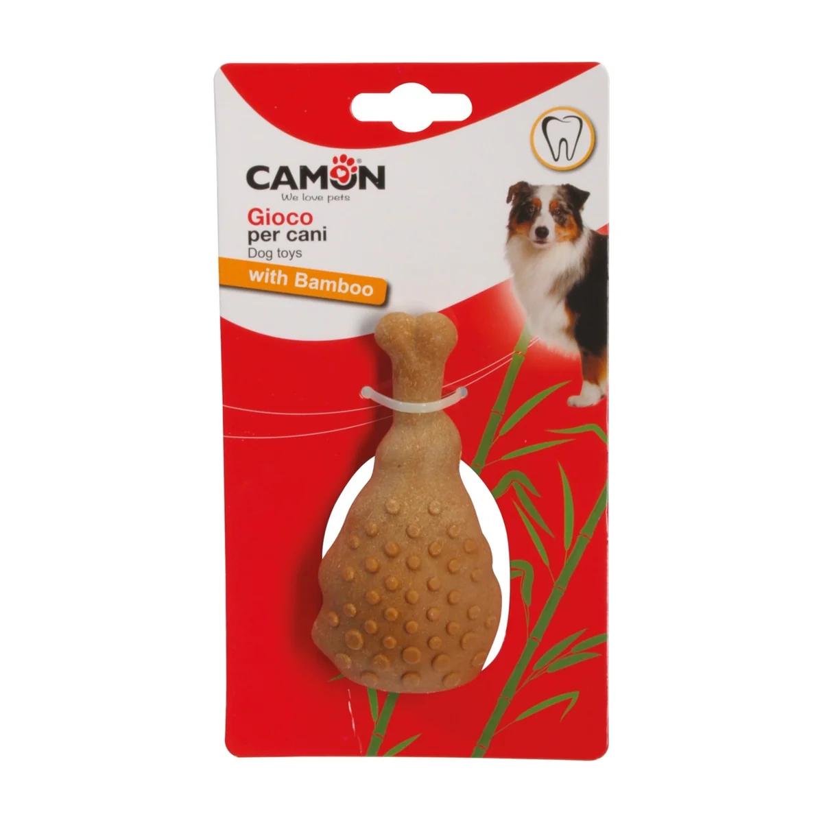 Camon Jouet pour chien cuisse de poulet avec bambou 11 cm, Camon à Casablanca