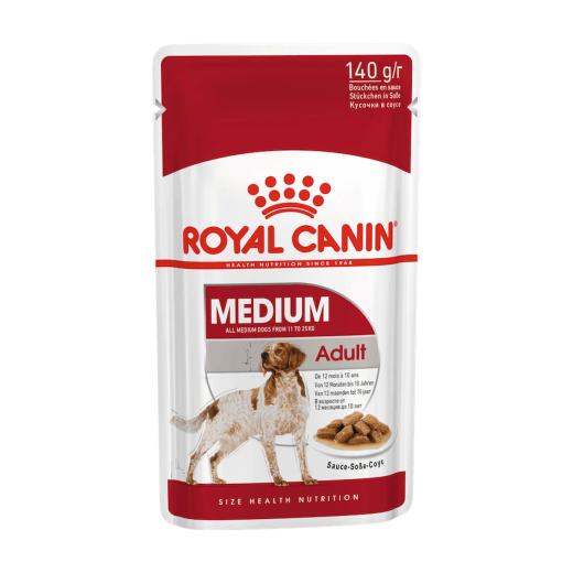 Royal Canin Medium Adult Pâtée en sauce pour chien adulte de race moyenne 140 g, Royal Canin à Casablanca