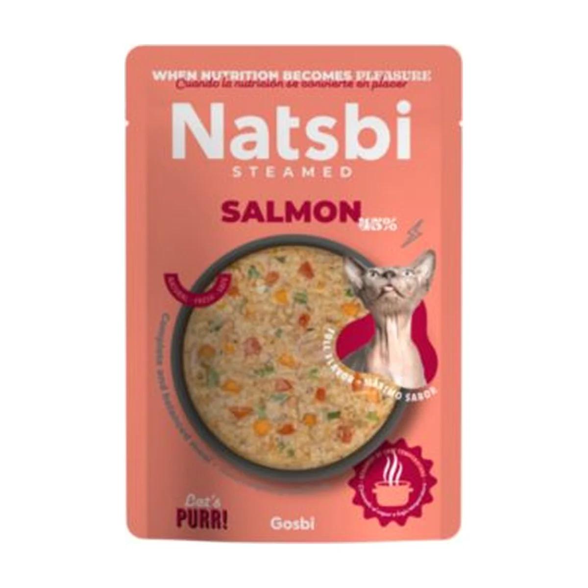 Natsbi Cat Steamed Salmon 80 g, Natsbi à Casablanca