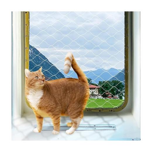 Pawise Filet de protection pour chat 3 x 4 m, balcon et fenêtre, Pawise à Casablanca