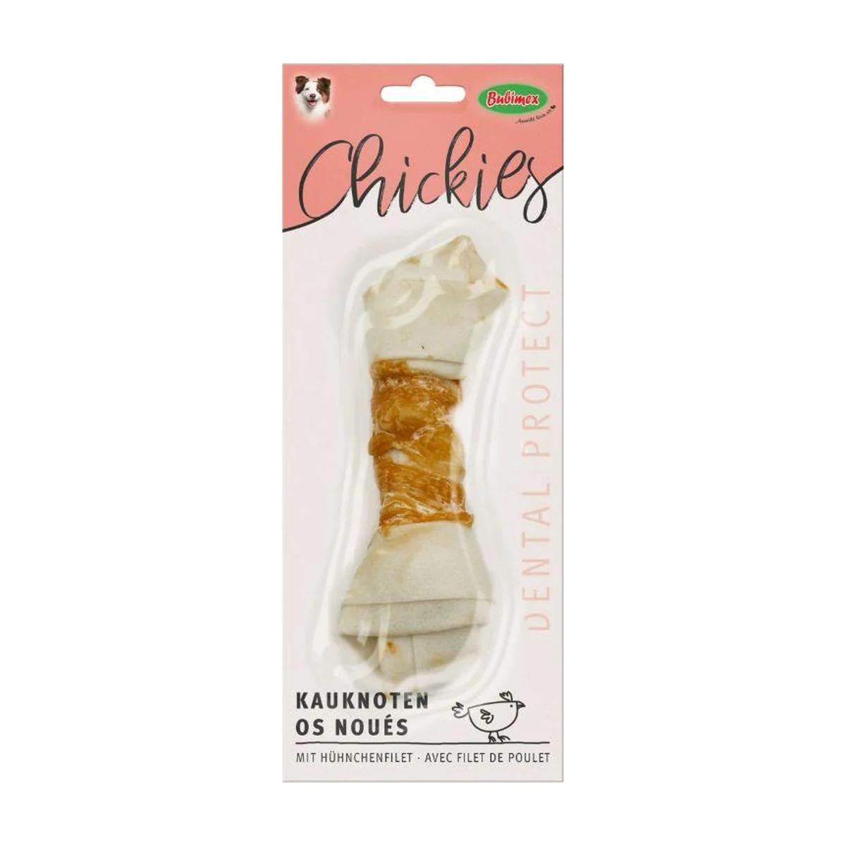 Bubimex Chickies Os noué au poulet taille L 65 g, blanc