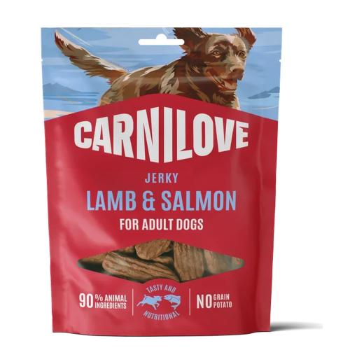 Carnilove Jerky friandises pour chien à l’agneau et au saumon 100 g, Carnilove à Casablanca