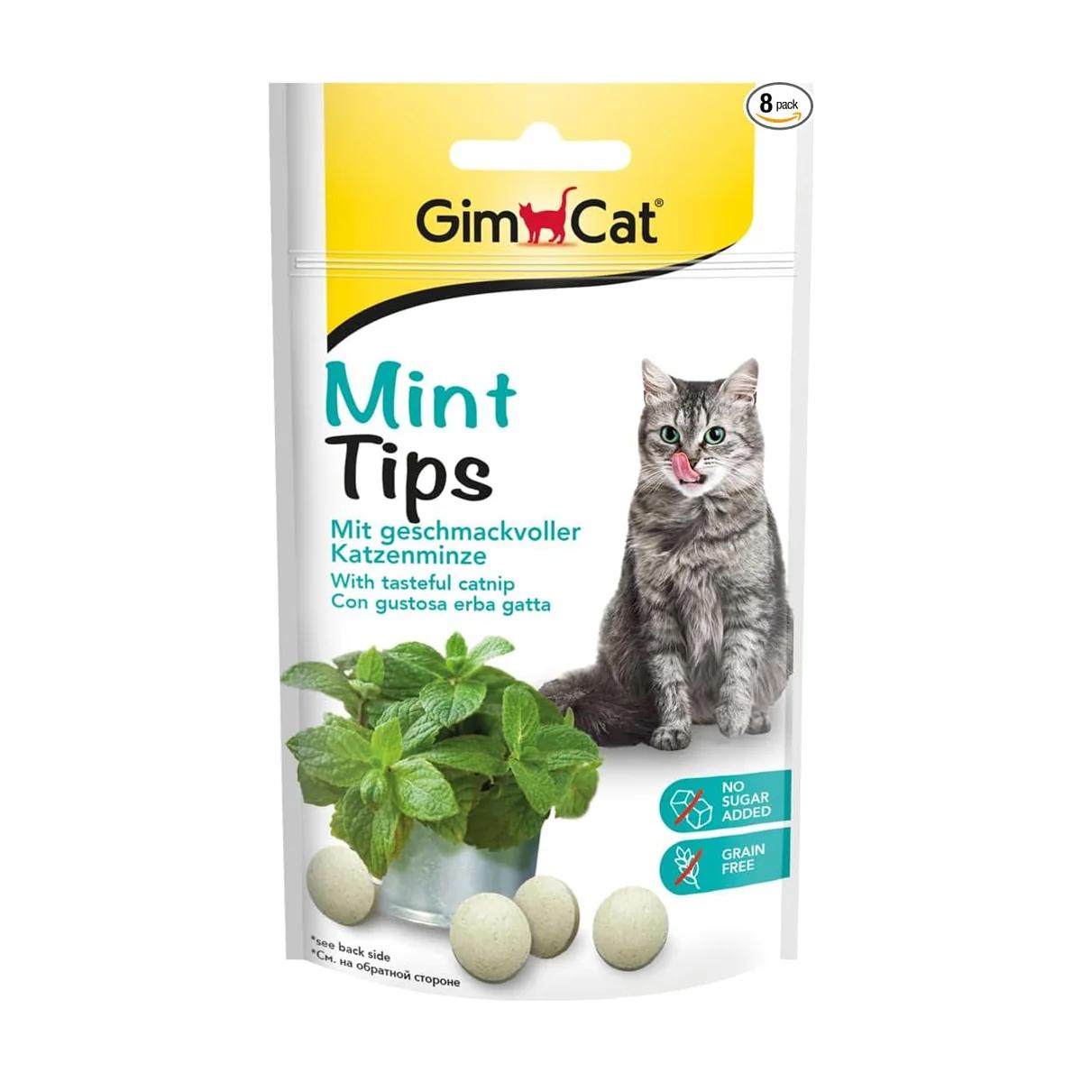 GimCat Mint Tips friandises à l’herbe à chat 40 g, Gimcat à Casablanca