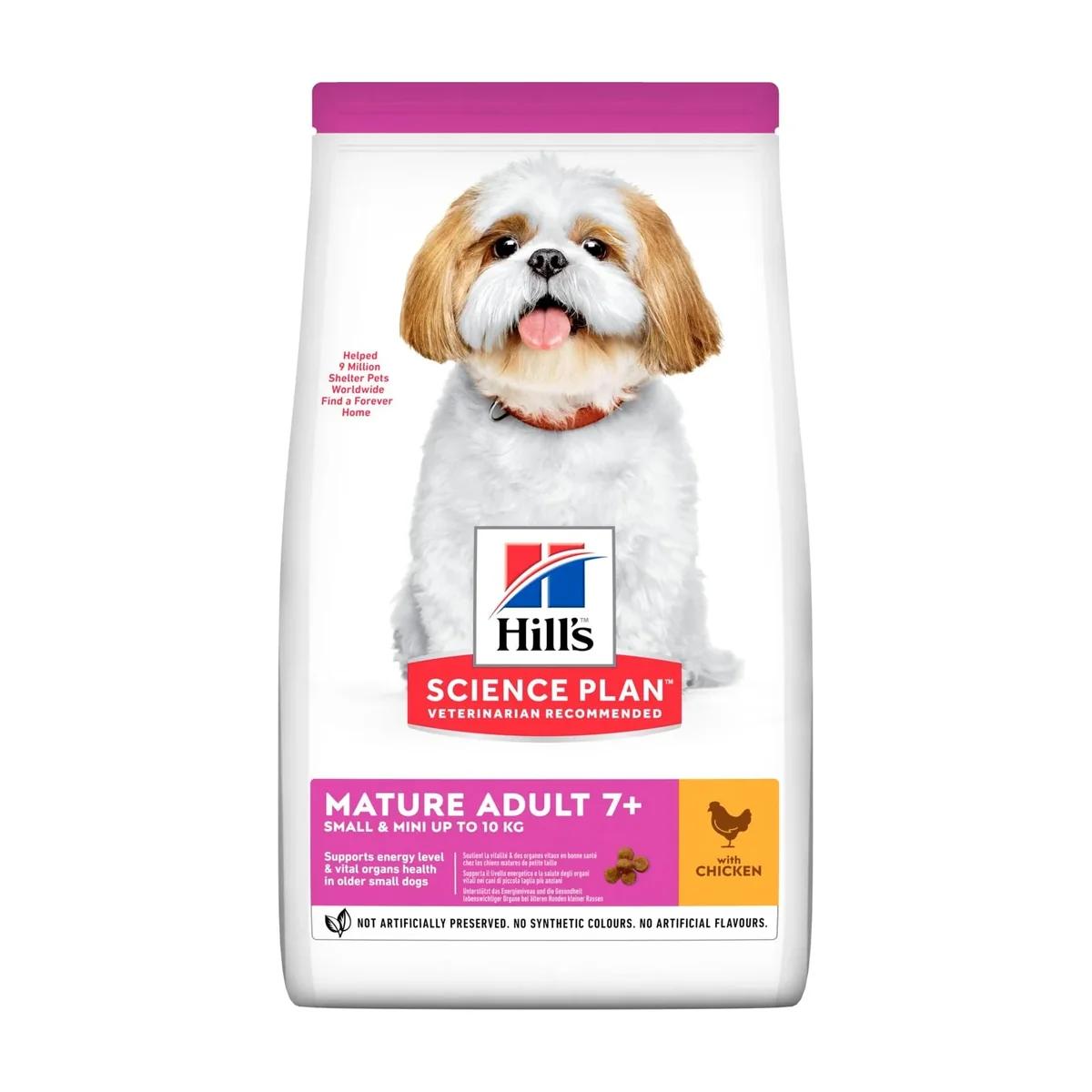 Hill's Science Plan Aliment Pour Chien Adulte Mature 7+ Small and Mini Au Poulet (3 kg)