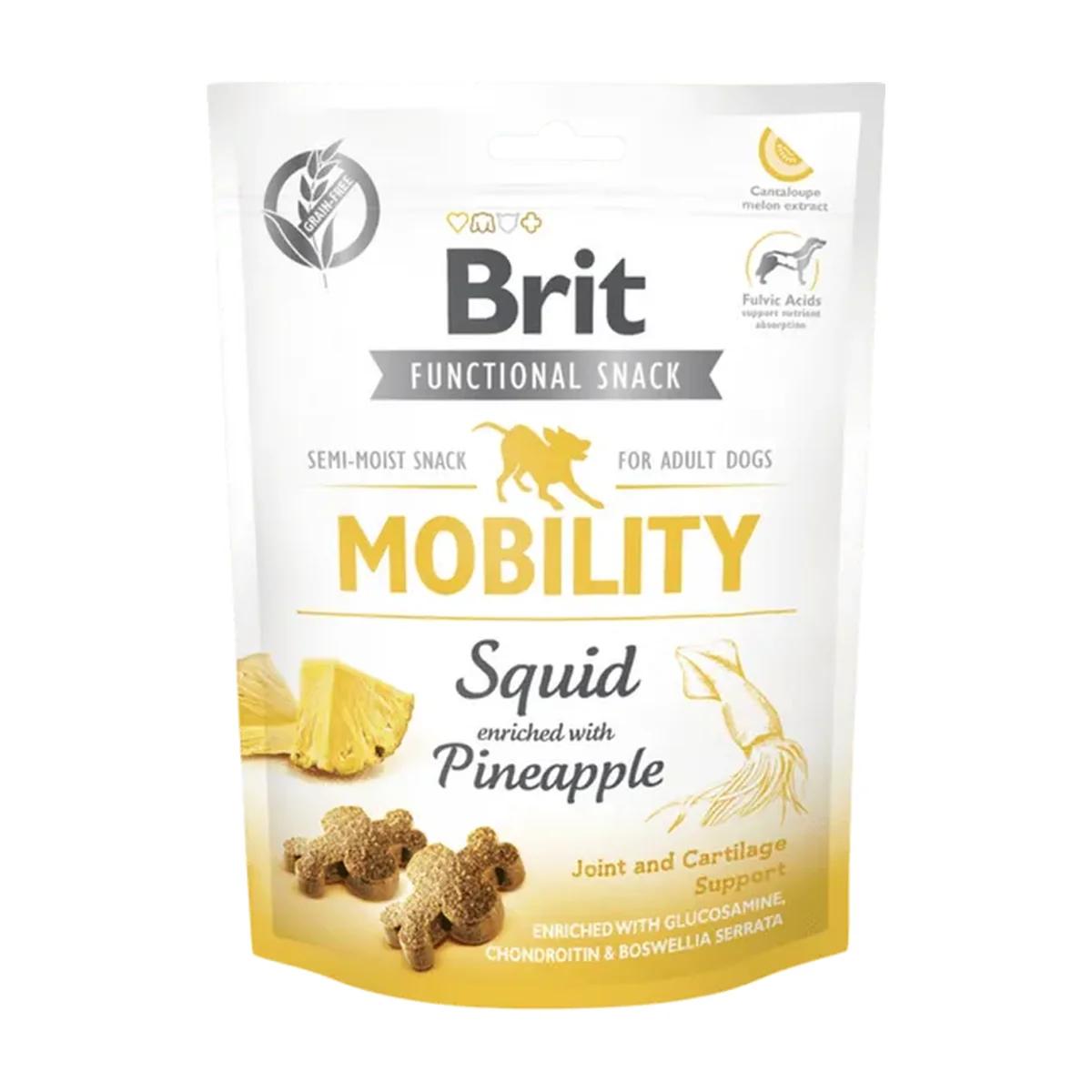 Brit Care Dog Functional Snack Mobility friandises semi-molles au calmar 150 g