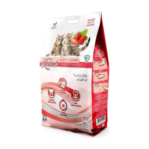 Tobeloved Litière pour chat à la fraise des bois 10 L, Tobeloved à Casablanca