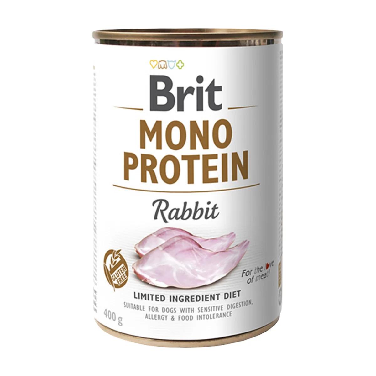 Brit Mono Protein Pâtée pour chien 100 % lapin 400 g