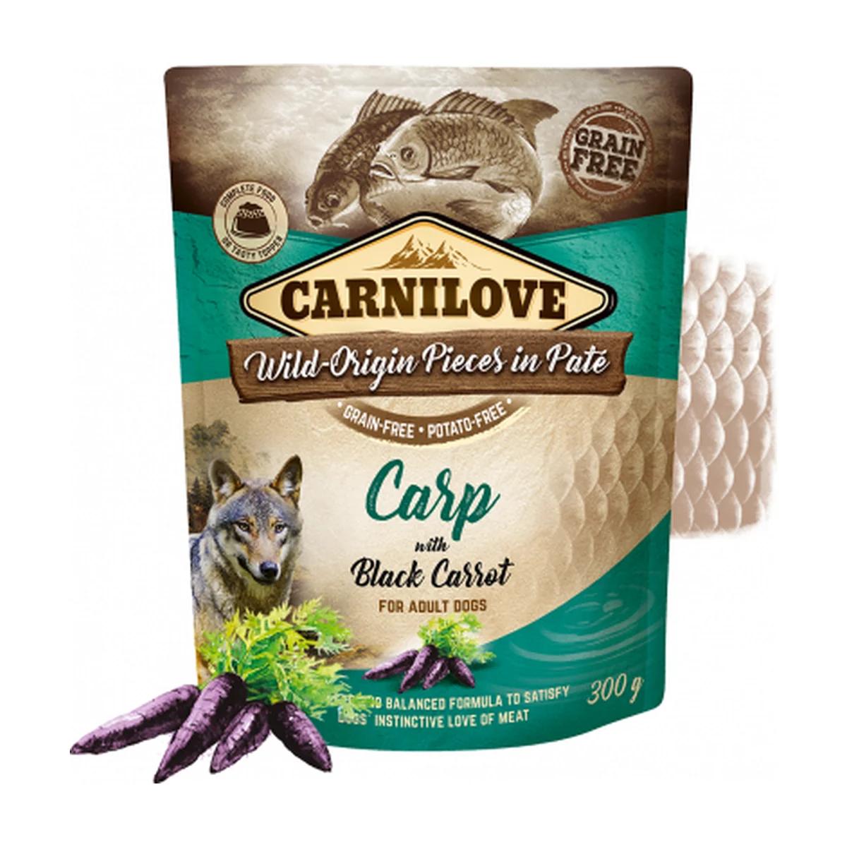 Carnilove Dog Paté Carp with Black Carrot ] 300 g