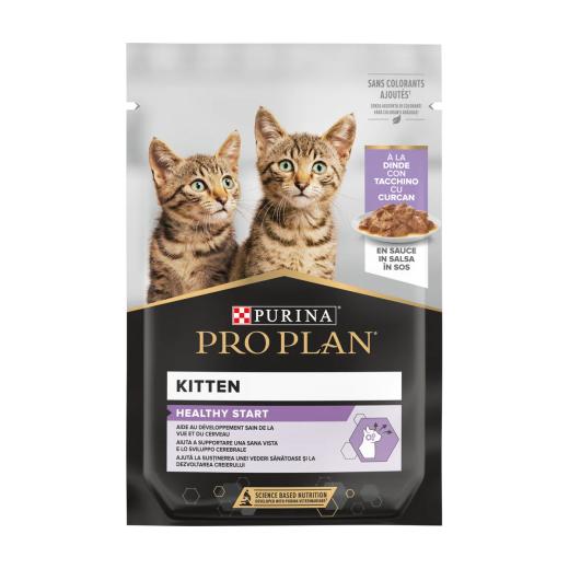 Pro Plan Junior Nutrisavour pâtée en sauce riche en dinde pour chaton 85 g, Pro Plan à Casablanca