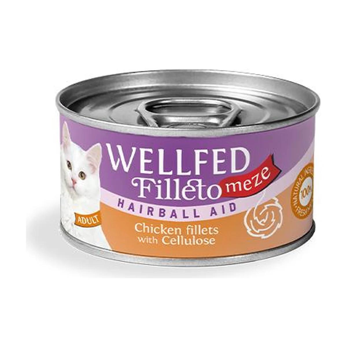 Wellfed Hairball Aid pâtée pour chat adulte au poulet et à la cellulose 70 g, Wellfed à Casablanca