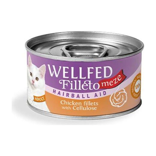 Wellfed Hairball Aid pâtée pour chat adulte au poulet et à la cellulose 70 g, Wellfed à Casablanca