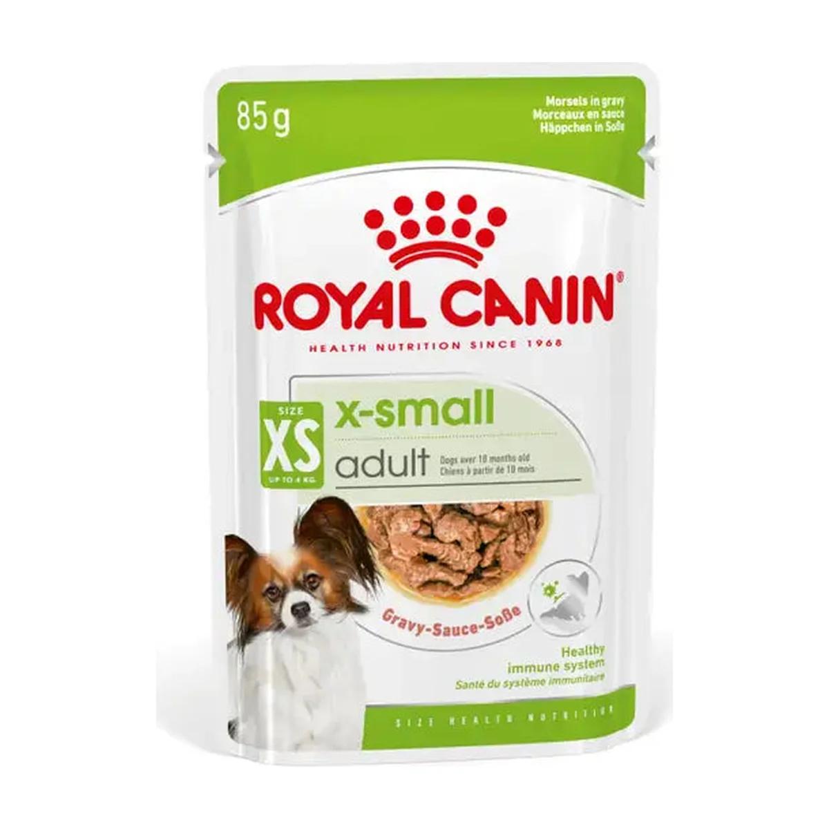 Royal Canin X-Small Adult émincés en sauce pour chien adulte 85 g