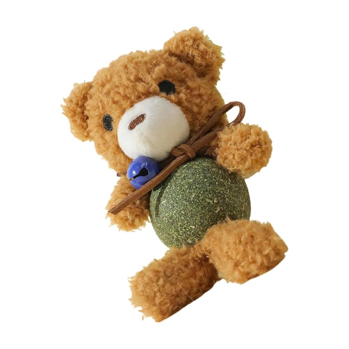 Jouet Peluche avec Balle Catnip pour Chat