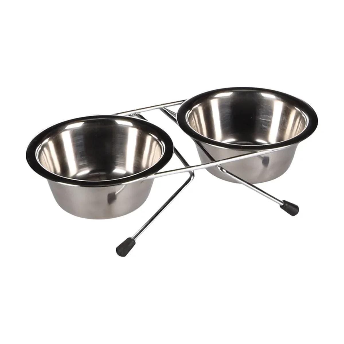 Flamingo Arjun Gamelles duo sur support argent 2 x 380 ml, Flamingo à Casablanca