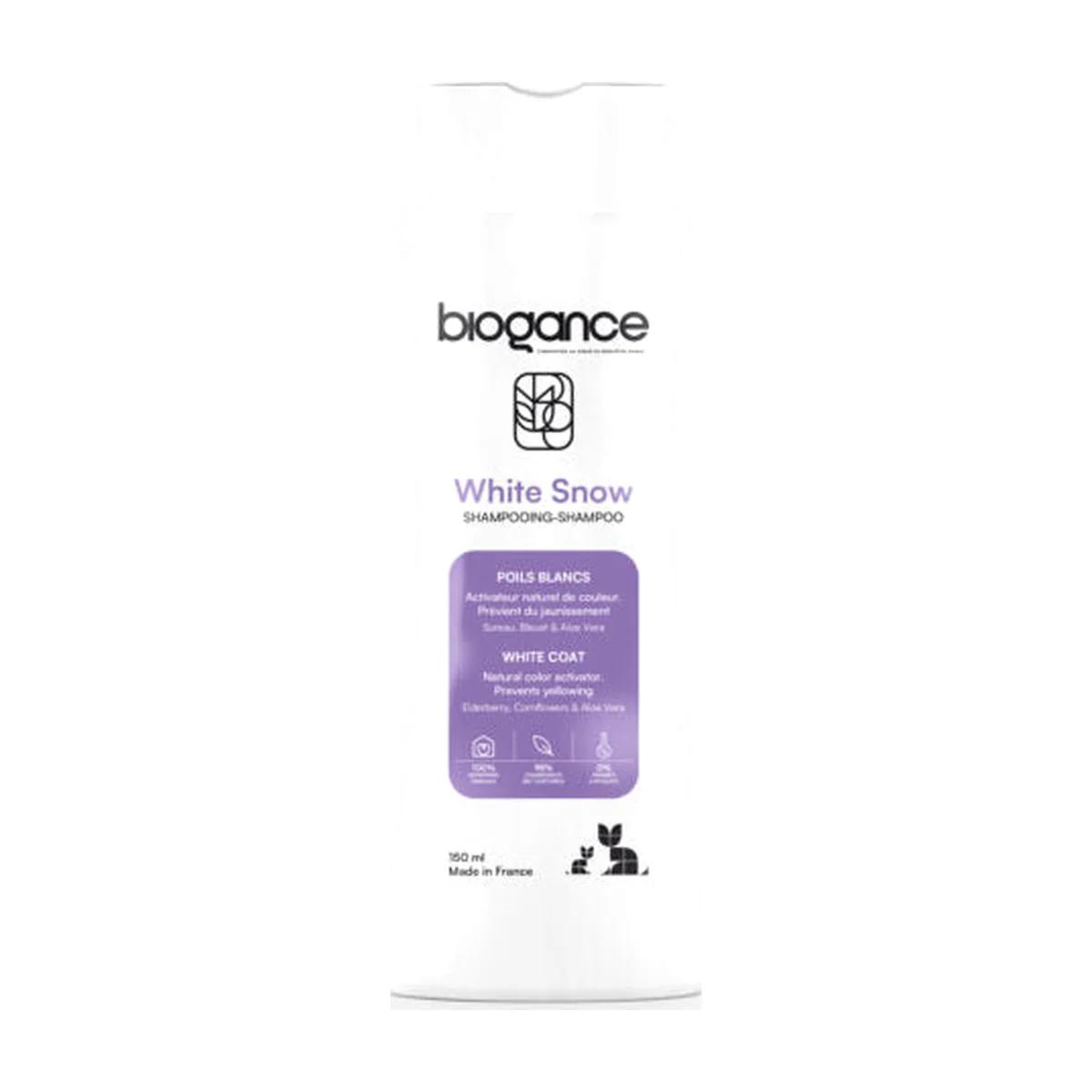 Biogance Shampooing White Snow pour poils blancs de chat 150 ml, Biogance à Casablanca