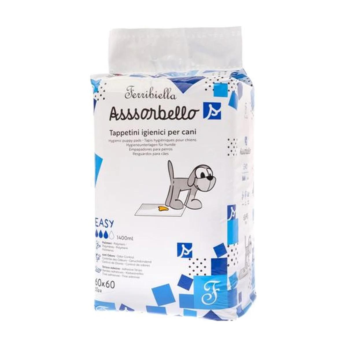 Ferribiella Tapis absorbant Basic pour chien 60x60 cm, 30 pièces