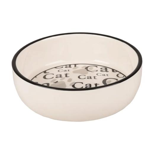 Flamingo Cathy Gamelle ronde en céramique blanche pour chat 375 ml, Flamingo à Casablanca