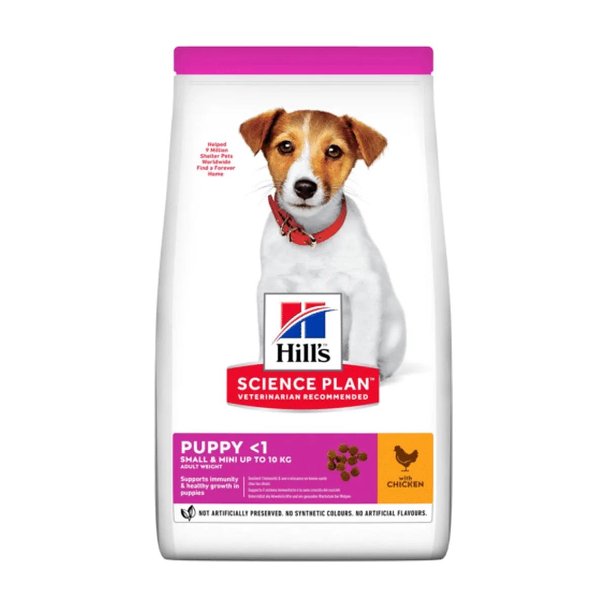 Croquettes Hill's pour chiot de petite race au poulet 3 kg