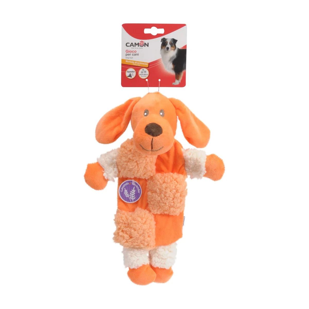 Jouet pour chien animal en peluche parfumé avec couineur, chien, taille moyenne 33 cm