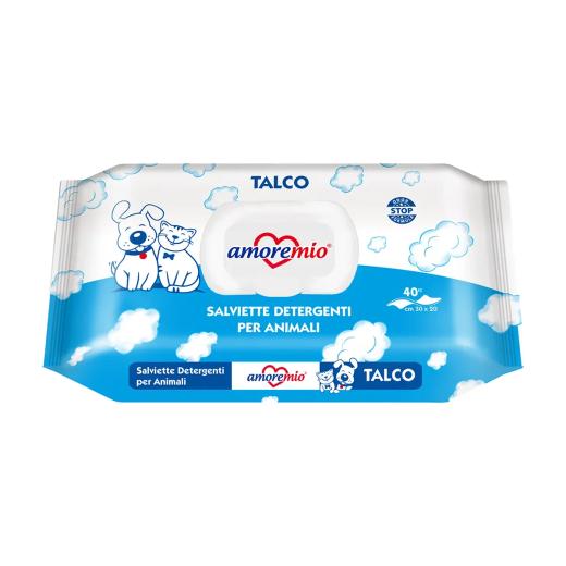 Amore Mio Lingettes nettoyantes au talc pour chien et chat 40 pièces, Amore Mio à Casablanca