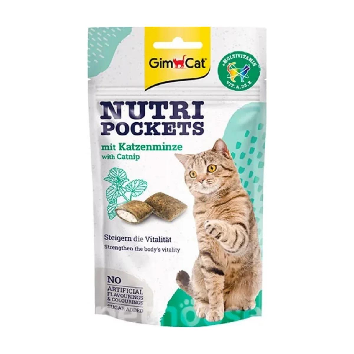 Gimcat Nutri Pockets With Catnip 60 g