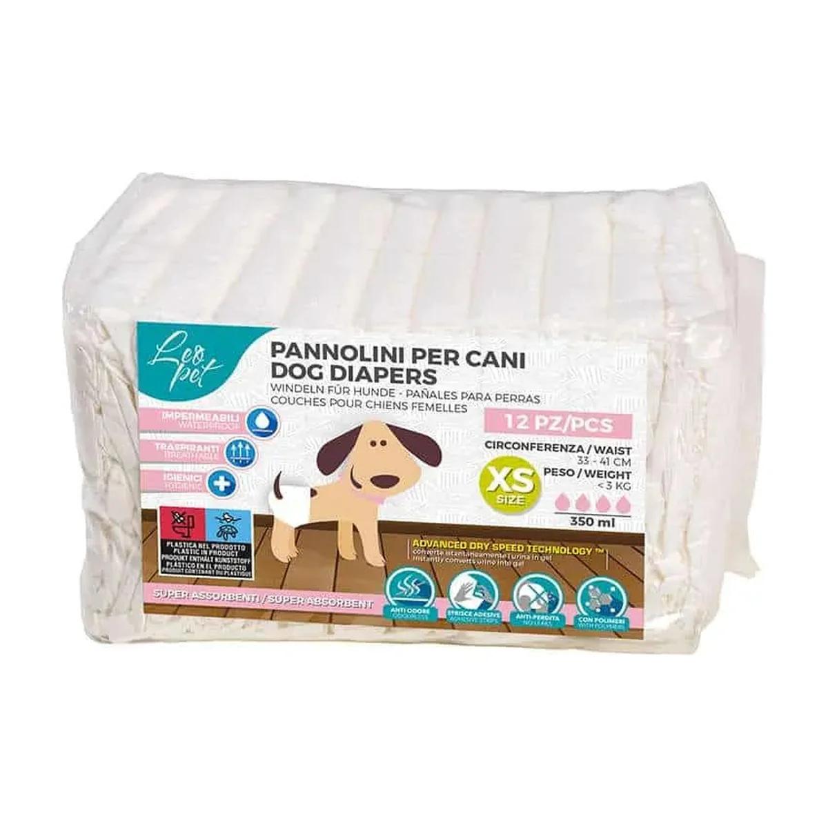 Leopet Couche pour chienne taille XS, moins de 3 kg