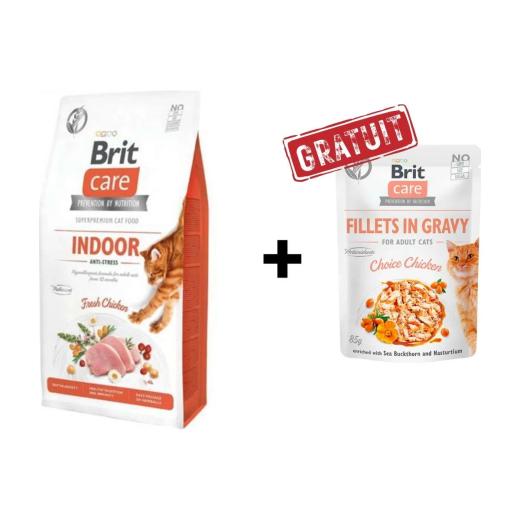 Brit Care Indoor Anti-stress 400 g +Pochon Gratuit, Brit à Casablanca