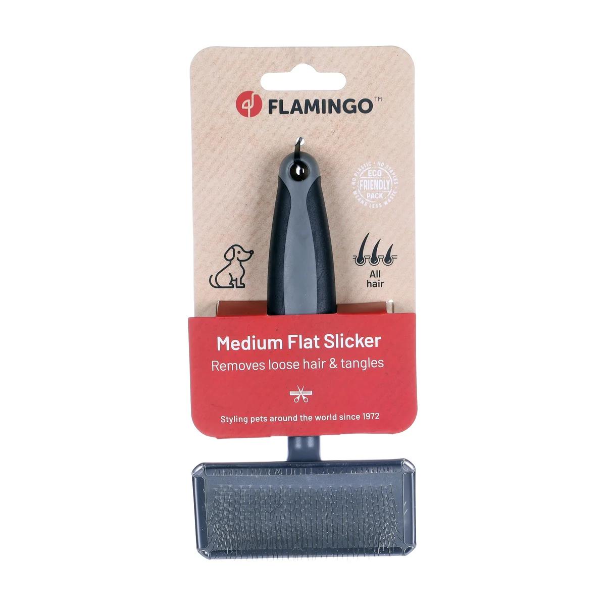 Flamingo Brosse carde Comfort taille M 16,5 x 8,8 x 3 cm, Flamingo à Casablanca