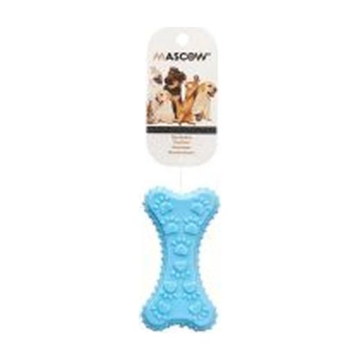 Mascow – Os en silicone Assorti pour chien Couleur Rose Bleu-Vert 10x2x5,5 cm, Mascow à Casablanca