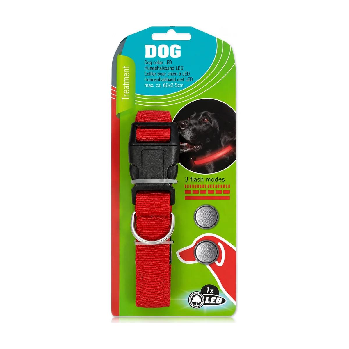 Collier LED Sécurité pour Chien – Visibilité Nocturne 3 Modes