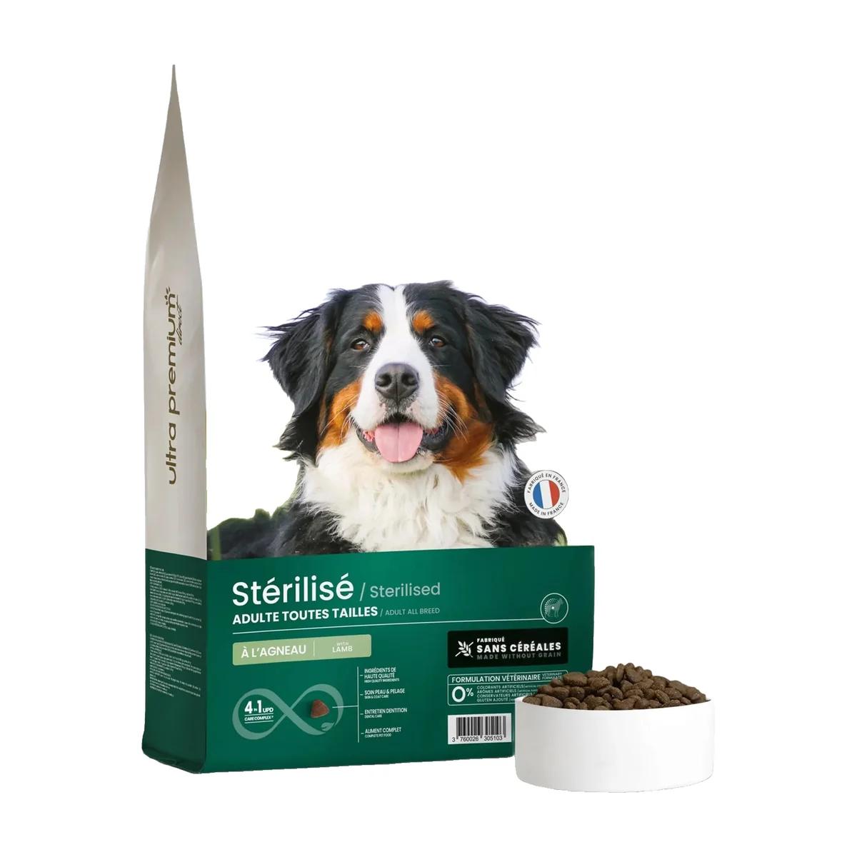 Ultra Premium Direct Croquettes light sans céréales pour chien stérilisé ou en surpoids 12 kg