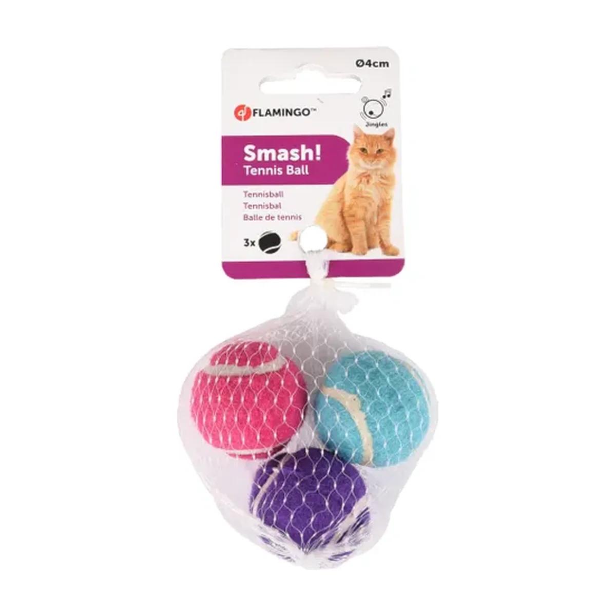 Flamingo Jouet pour chat Winta balle de tennis 4 cm couleurs assorties, Flamingo à Casablanca