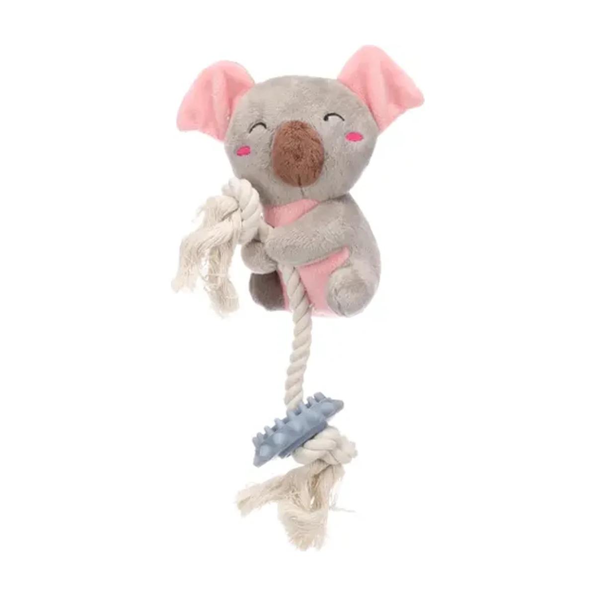 Flamingo Jouet pour chiot Didi koala avec corde gris, Flamingo à Casablanca