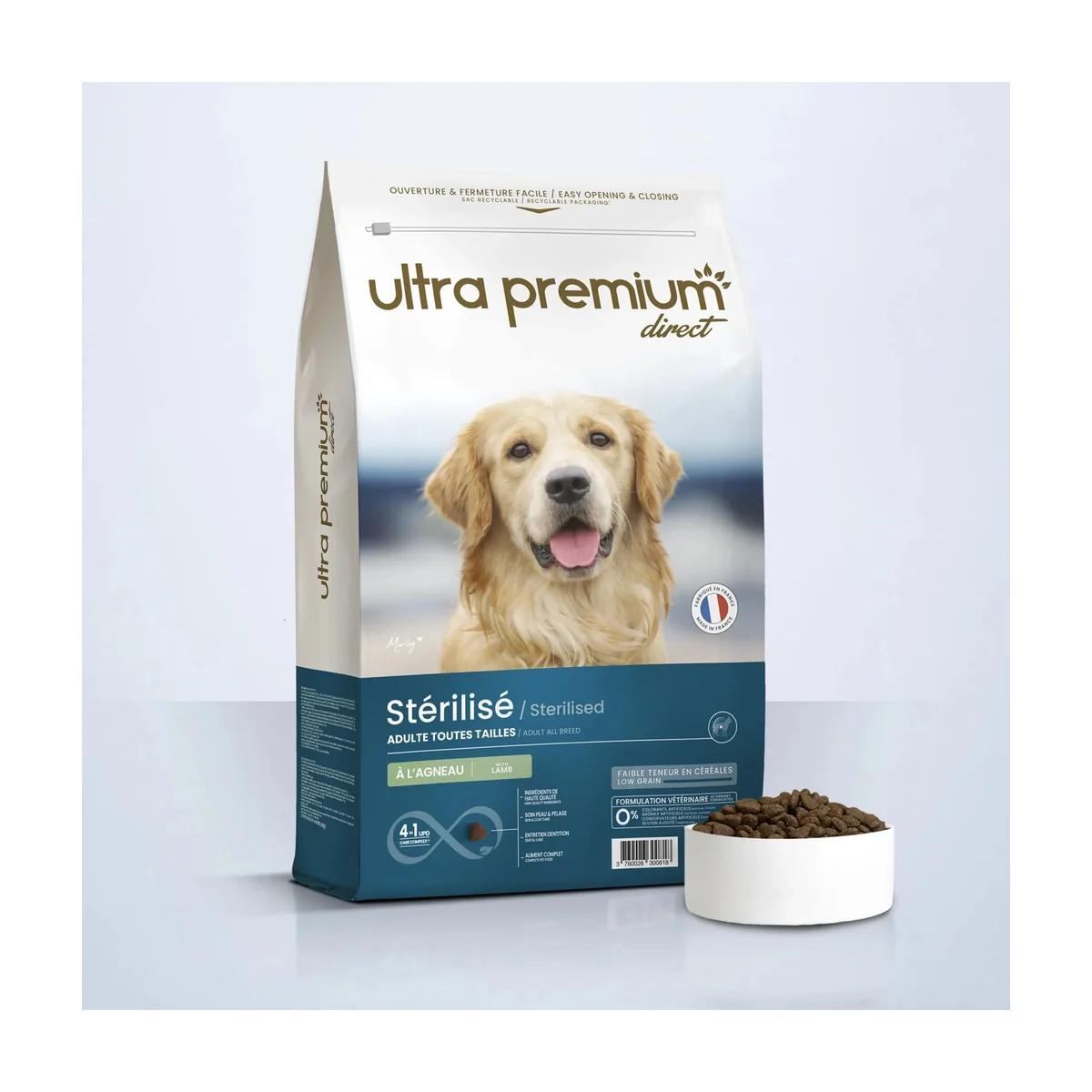 Ultra Premium Direct Croquettes Light pour chien stérilisé ou en surpoids 12 kg